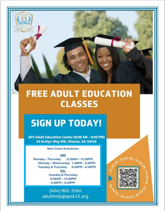 Free Adult Education Classes